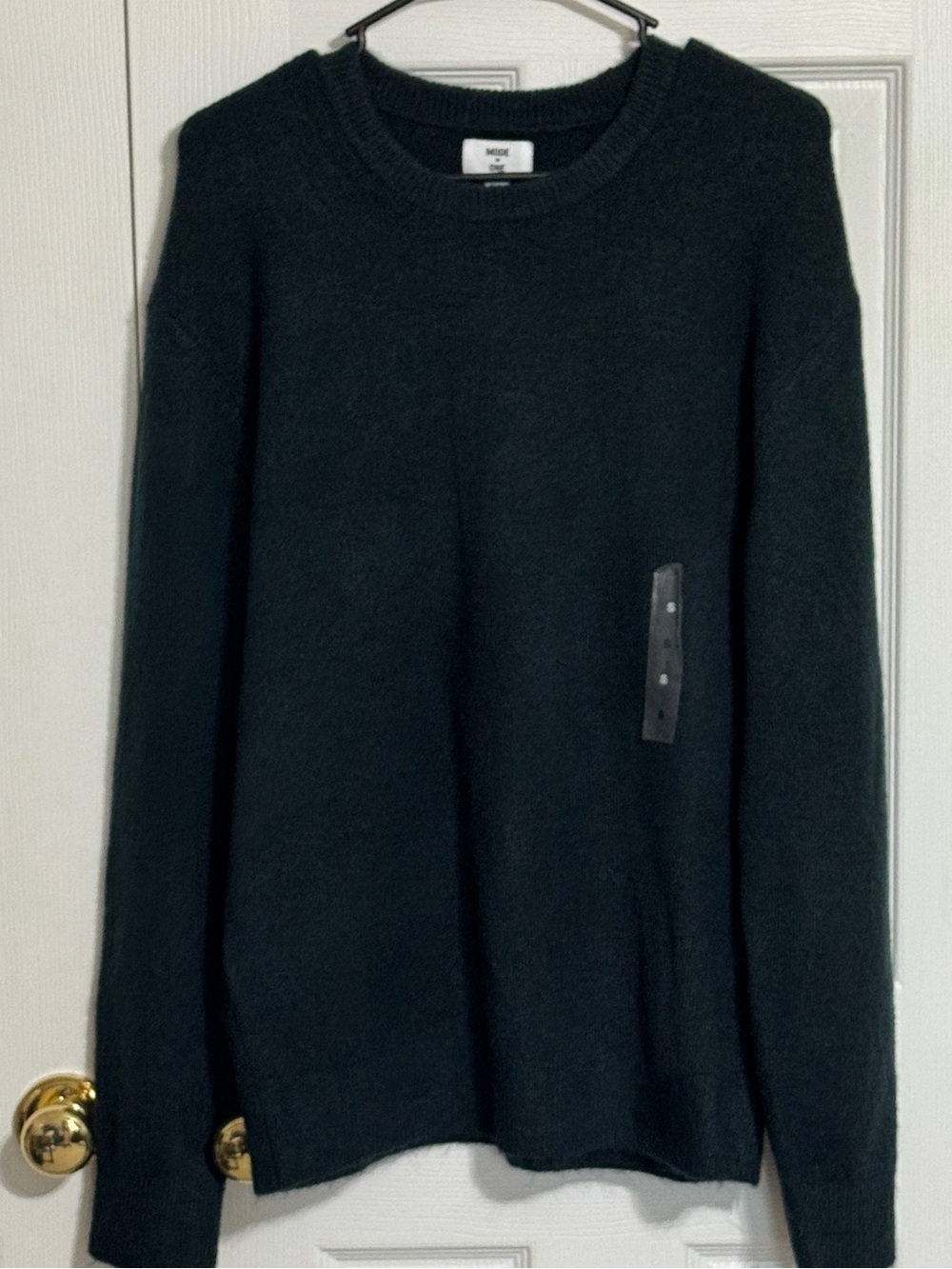 Men's Crewneck Sweater in Dark Green — Neutral Everyday Knit